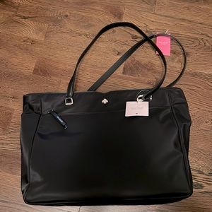 Kate Spade Zippered Nylon Tote with hidden inside and outside pockets - BNWT